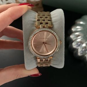 Michael Kors rose gold watch